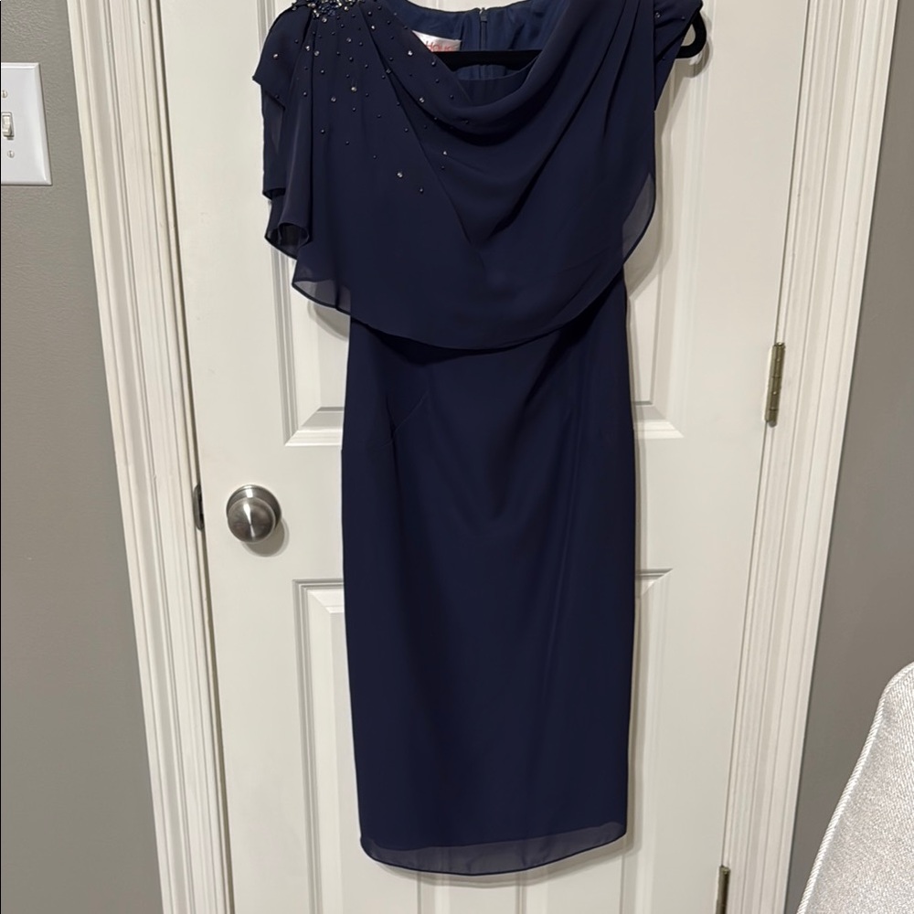 JJs House  Dress in Deep Blue